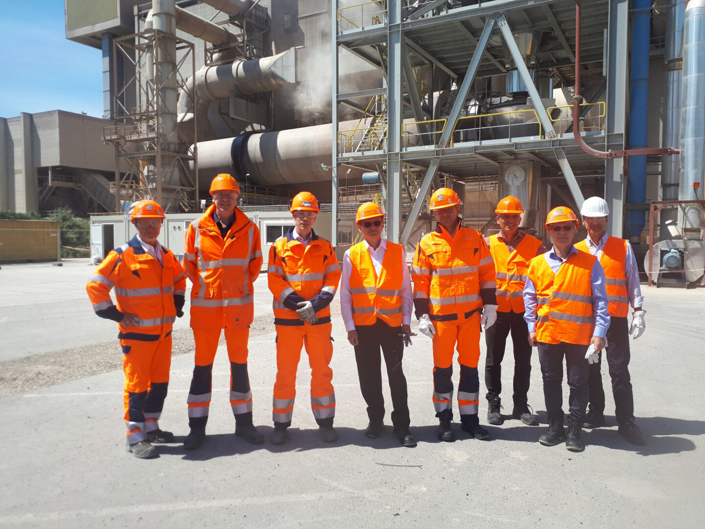 Board members visit LEILAC1/Lixhe 2019.