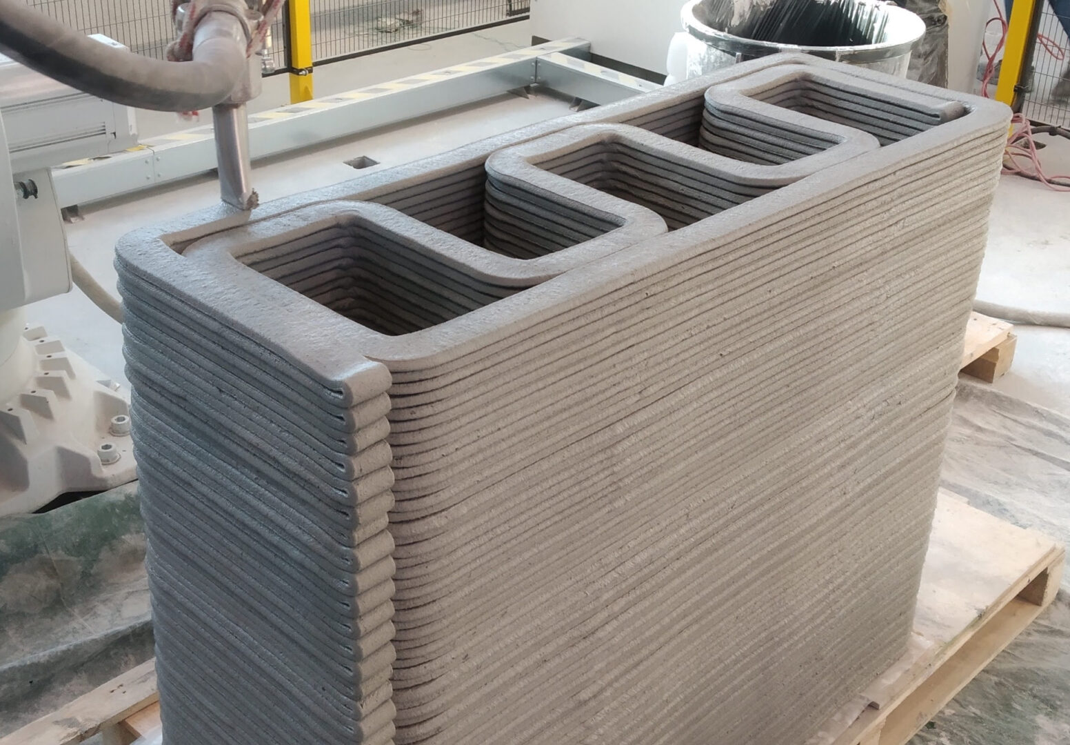 3D Printing - Realizzazione parete in cemento.