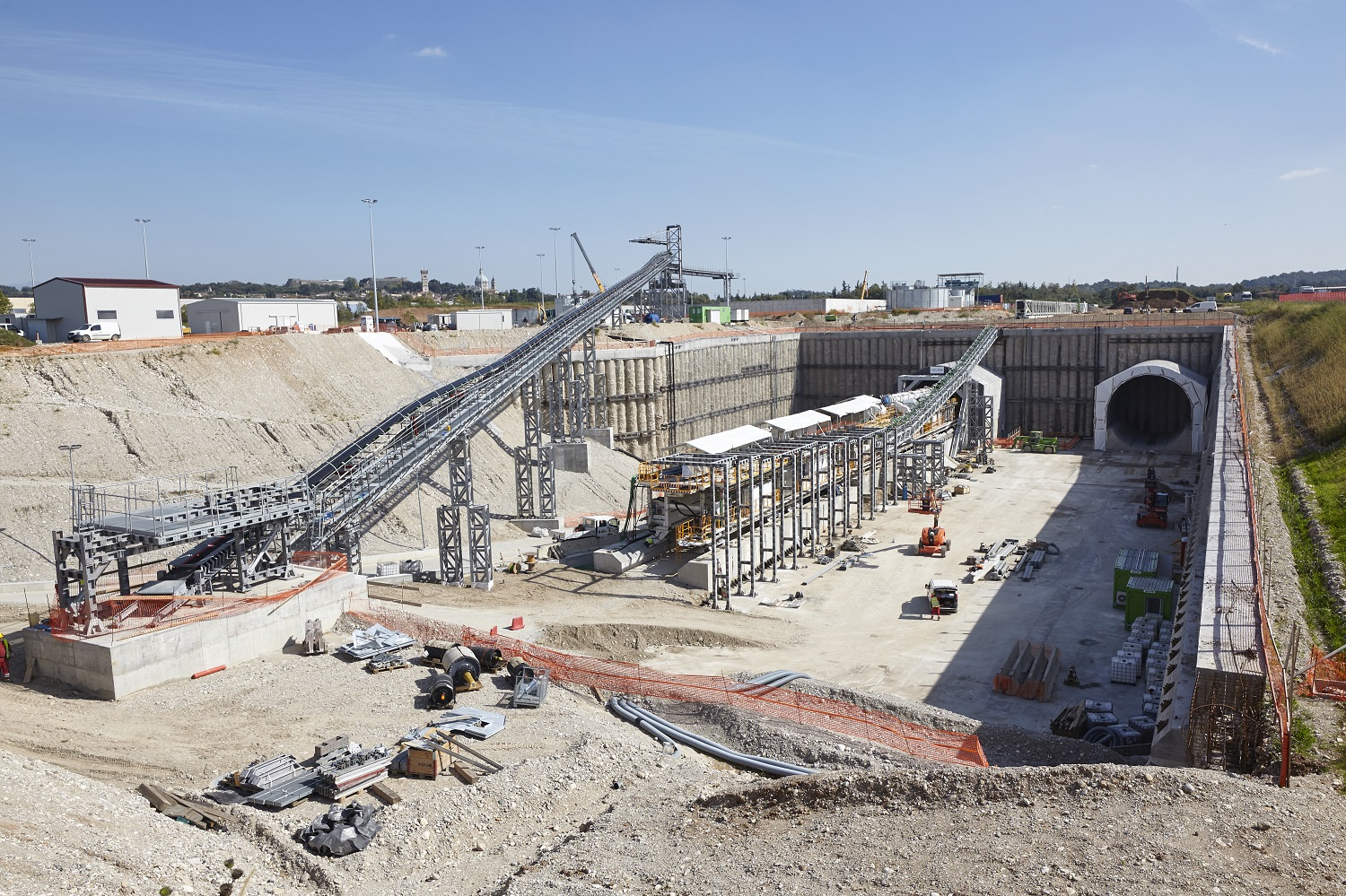Cantiere Alta Velocià Brescia Verona, imbocco talpa