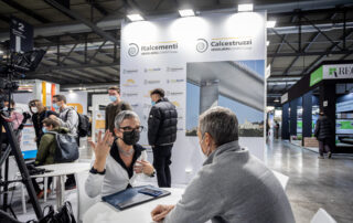 Visitatori allo stand Italcementi e Calcestruzzi, MADE expo