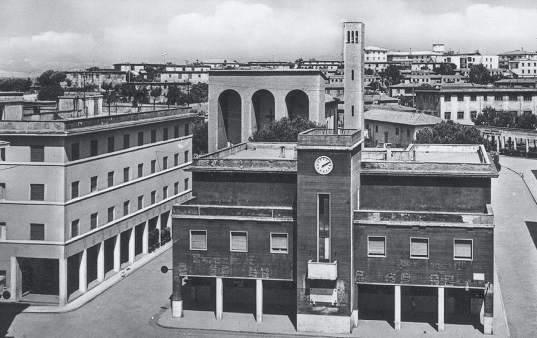 Foto storica della Piazza Littoria
