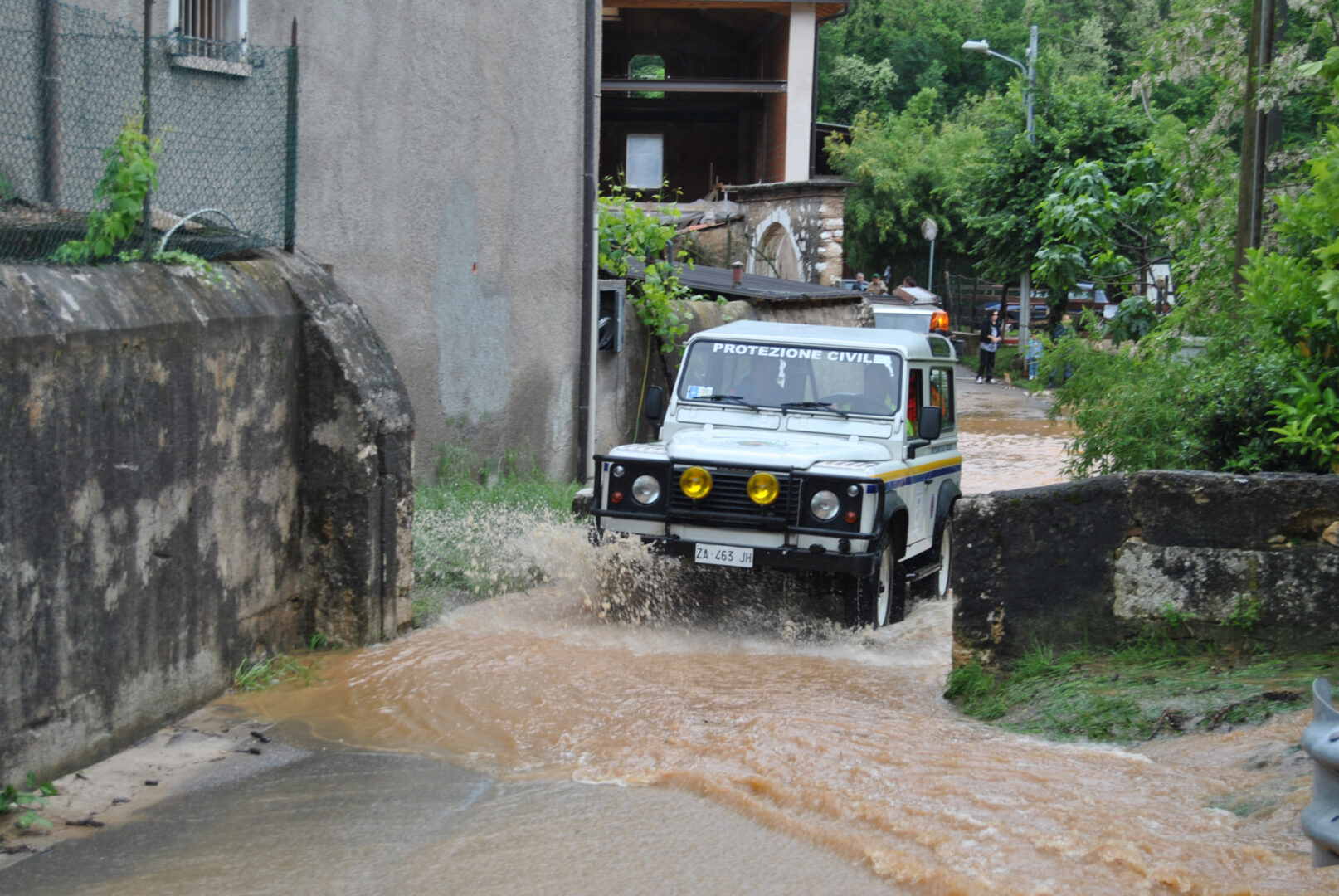 Gruppo AIB Monte Regogna, servizio durante alluvione