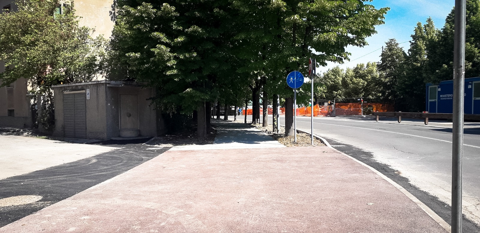 Pista ciclopedonale Crevalcore (BO).
