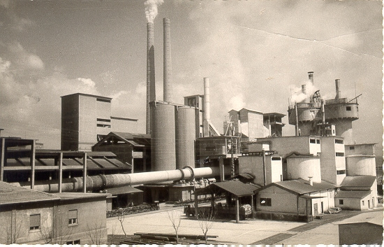 Foto storica del Cementificio di Colleferro