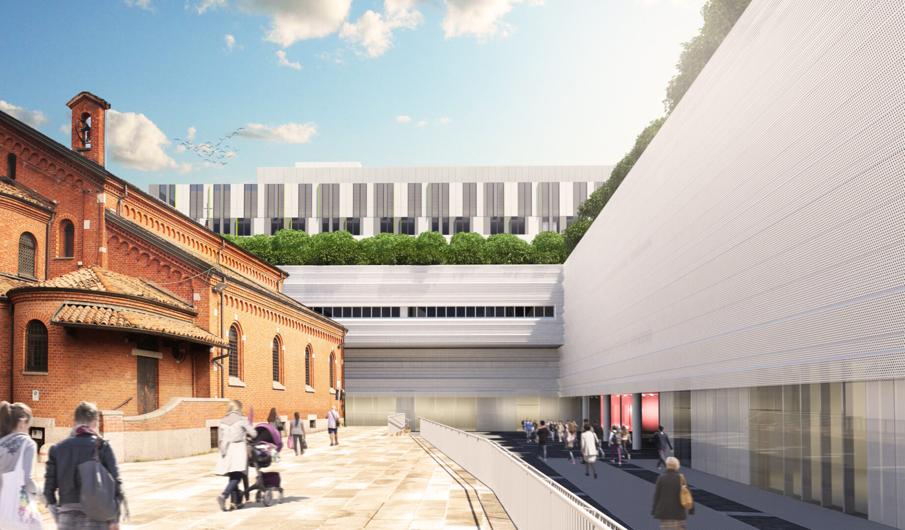 Render del nuovo Policlinico di Milano Render del nuovo Policlinico di Milano